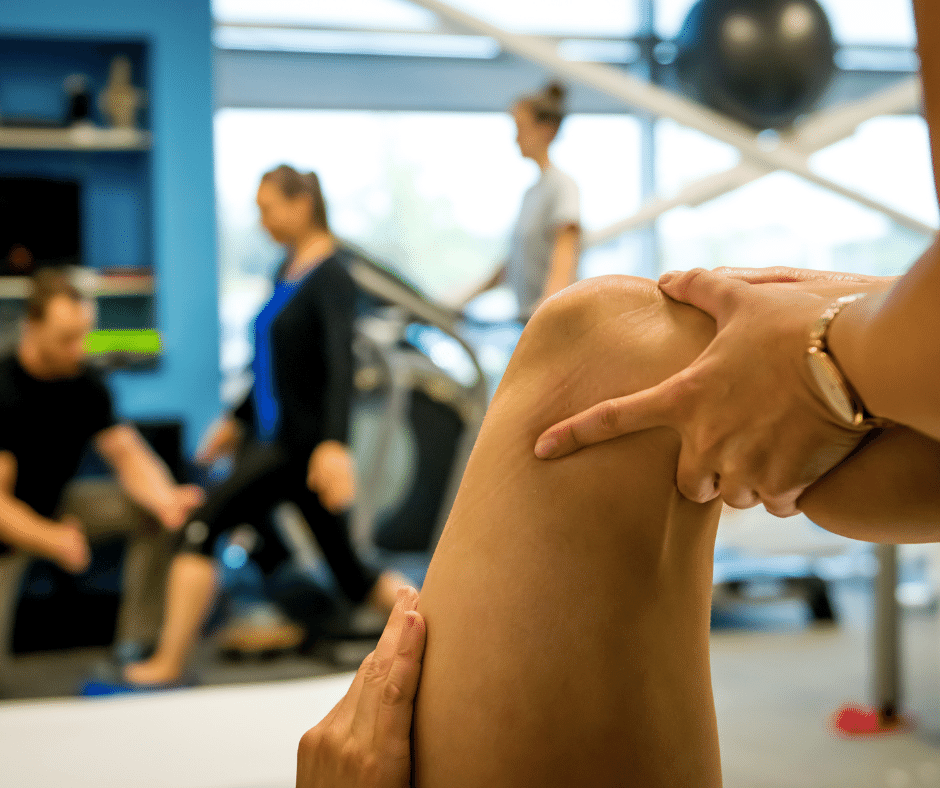 stretching knee joint